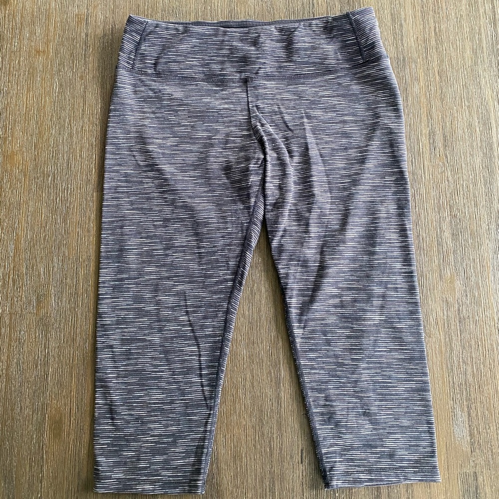 Stripe Capri Leggings Tuff Athletics
